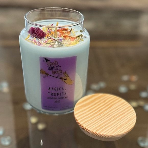 26oz Spring Scented Candles,1 Wick Homemade Coconut Soy Wax, hand-poured candles - Picture 7 of 8